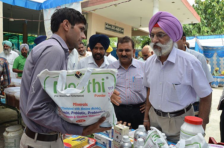 Dr. A. S. Nanda and Dr. H.K. Verma visting the sta